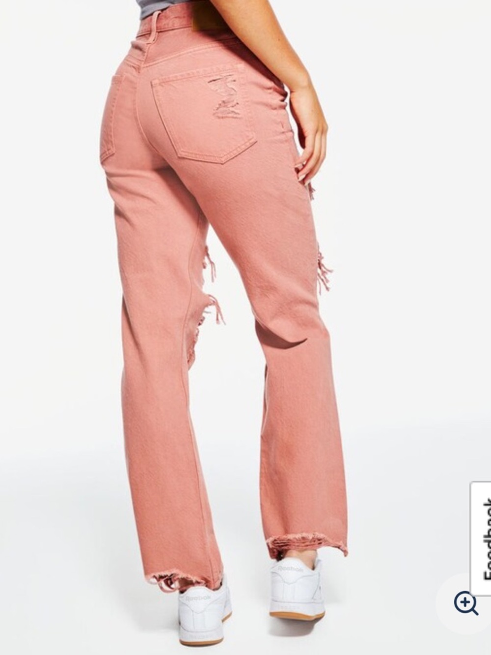 Aeropostale Coral 90s Super High Rise Distressed Baggy Jeans | Size 8 - Picture 2 of 8